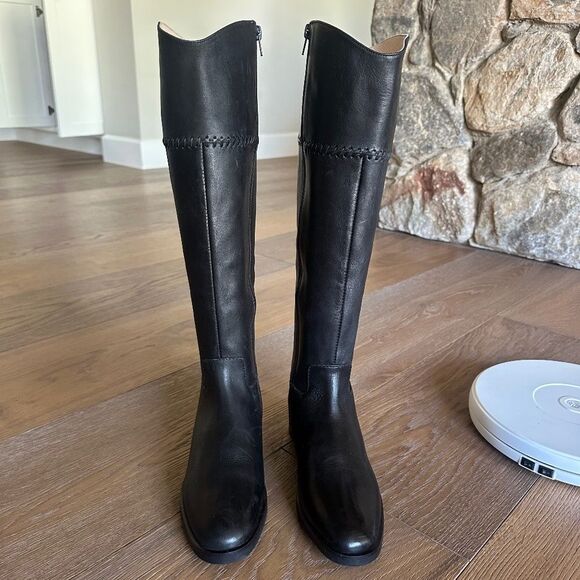 JACK ROGERS Adaline Riding Boot in Black - Picture 3 of 12